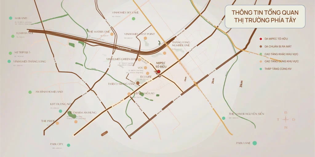 Vị trí iconia lakeside mipec 54 tố hữu